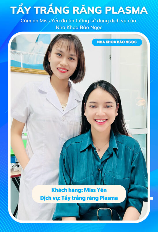 Ưu đãi lớn khi tẩy trắng răng tại Nha khoa Bảo Ngọc.