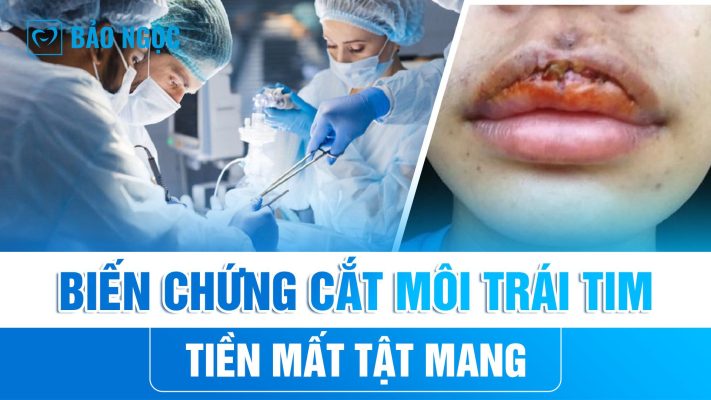 Biến chứng cắt môi trái tim bị hỏng cần lưu ý tránh tiền mất tật mang