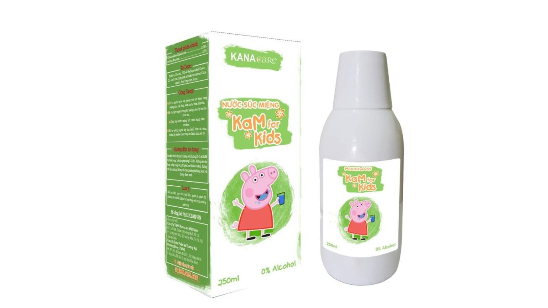 Nước súc miệng cho trẻ em KaM For Kid